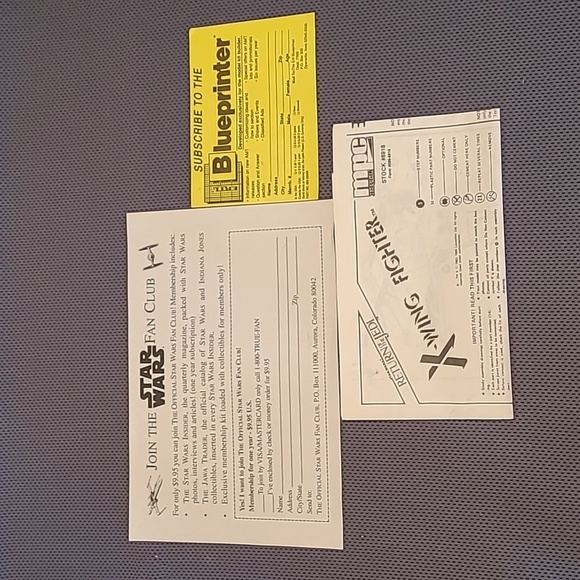 MPC Ertl Star Wars Return Of The Jedi X-Wing Fighter Model Kit 8918 - Picture 8 of 14